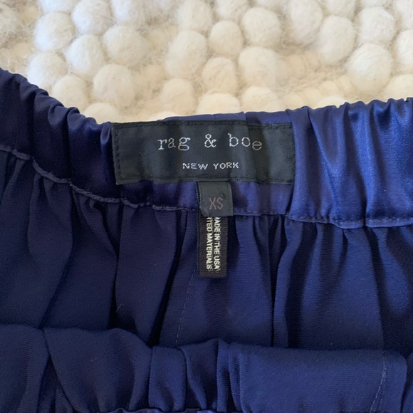 Rag & Bone “Goa” Satin Pleated Shorts - Picture 5 of 5